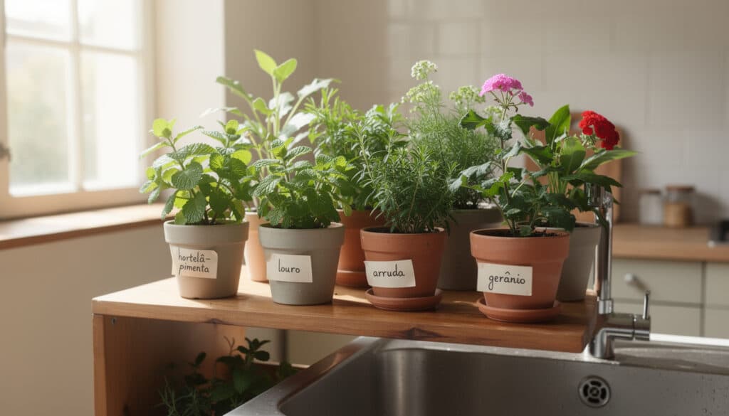 O uso dessas 10 plantas repelentes na cozinha ajuda a reduzir invasão de baratas e formigas em quase 100% sem inseticida químico