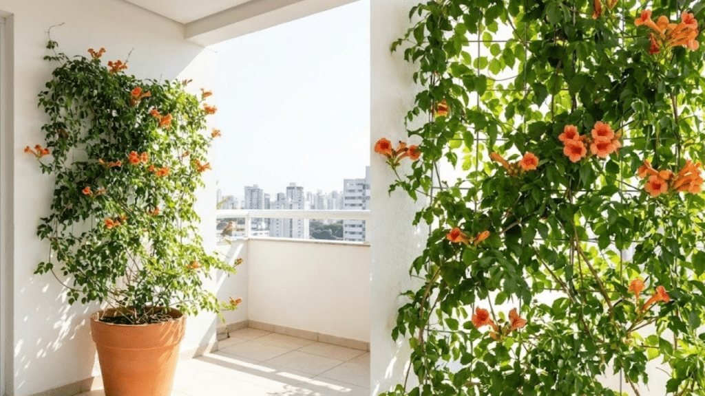 Ideal para quem nunca cuidou de plantas, essa trepadeira floresce o ano inteiro