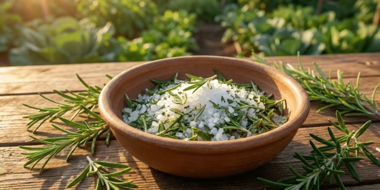 O truque do sal com alecrim contra lesmas e pulgões