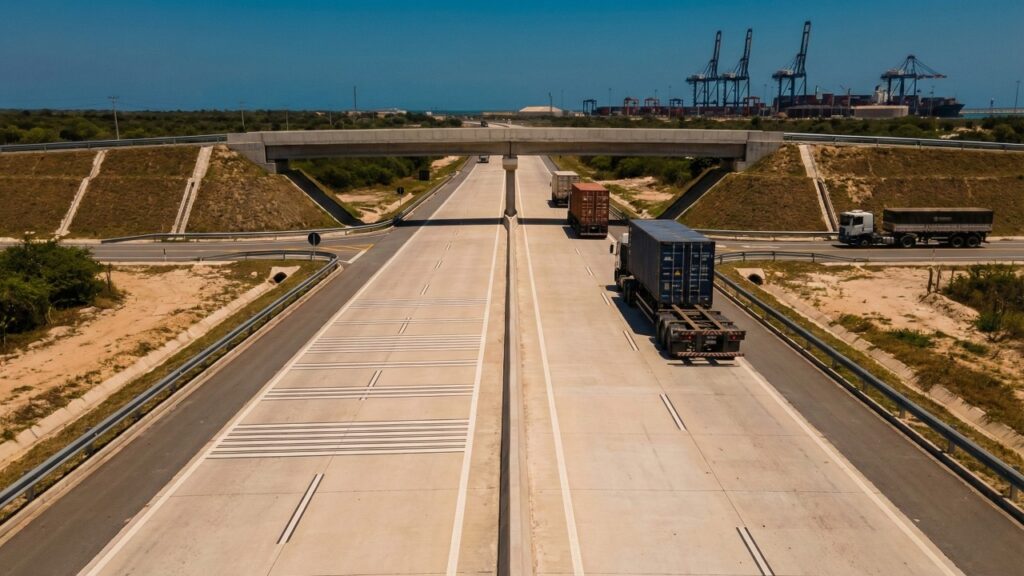 Com R$ 283,1 milhões, a BR-222/CE passa por duplicação entre km 11 e km 35 e melhora fluxo de 11,6 mil veículos por dia