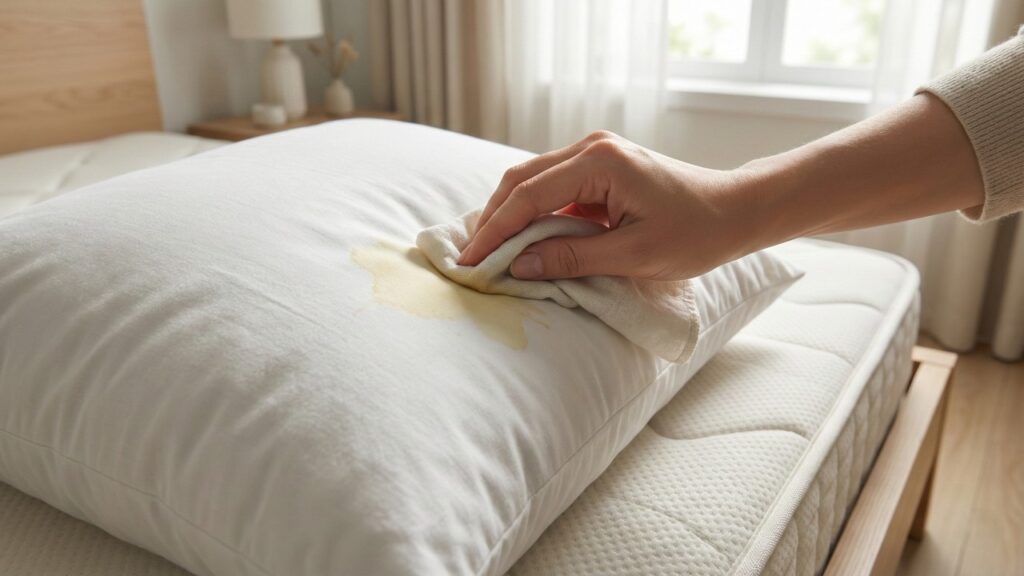 Adeus cheiro de suor: essa receita com vinagre limpa travesseiros com segurança e ainda ajuda a clarear manchas