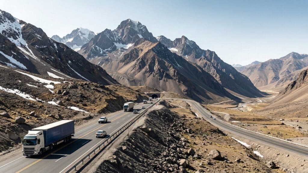 Megaobra de 13,9 km cruzará a Cordilheira a 4.000 metros de altitude e ligará interior sul-americano ao Pacífico