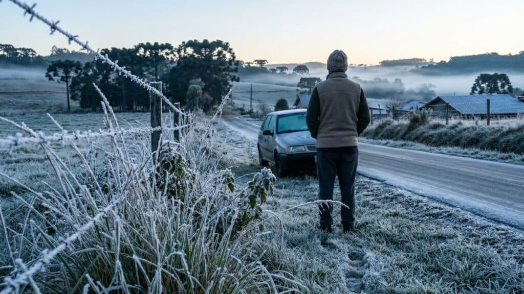 Parece Europa, mas é Brasil: a cidade onde o frio e a neve surpreendem visitantes