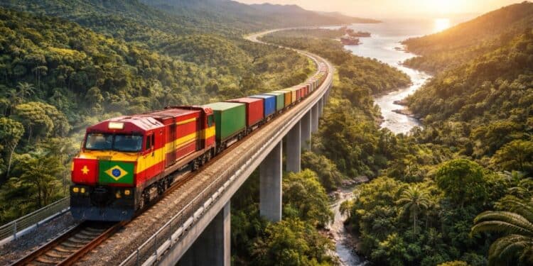 Megaprojeto do Brasil com a China vai construir ferrovia que pode 'cortar' o país para ligar o Atlântico ao Pacífico e promete encurtar a rota para exportações brasileiras