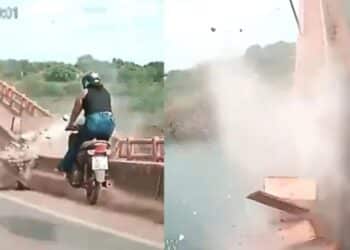 Imagens inéditas revelam detalhes do desabamento de ponte entre Tocantins e Maranhão e cena choca as redes sociais