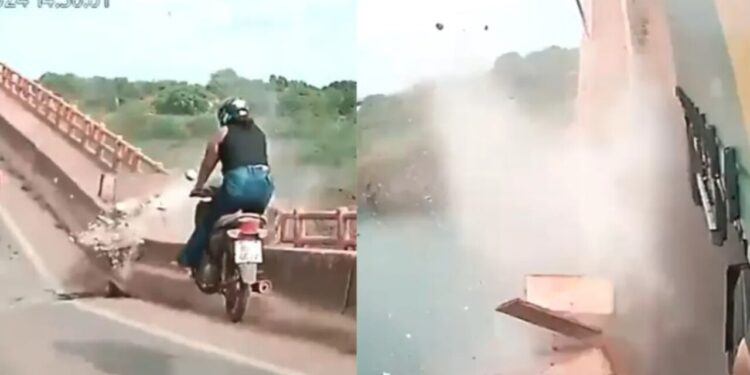 Imagens inéditas revelam detalhes do desabamento de ponte entre Tocantins e Maranhão e cena choca as redes sociais