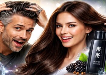 Shampoo japonês inovador promete disfarçar cabelos brancos de forma rápida e eficaz