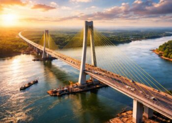 Megaprojeto para ponte de R$ 1,37 bilhão entre PR e MS avança, promete cortar até 100 km no trajeto e acelerar viagens na região