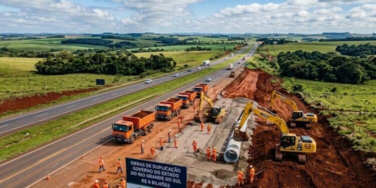 Rio Grande do Sul confirma megaprojeto para obras em rodovias com R$ 6 bilhões de investimentos, 182 quilômetros de duplicações e 71,5 quilômetros de terceiras faixas