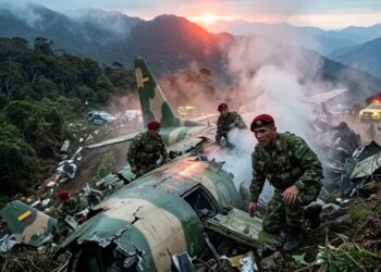 Avião militar cai e imprensa colombiana afirma que mais de 100 soldados estavam a bordo