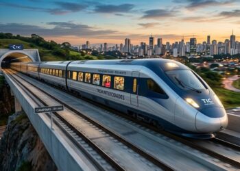Megaprojeto de R$ 16,85 bilhões vai construir novo trem para fazer percurso de quase 100 km em cerca de 64 minutos e reduzir o tempo de viagens em SP