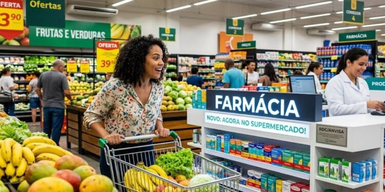 Nova lei libera farmácias dentro de supermercados no Brasil e regras são divulgadas