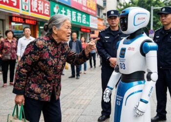 Robô humanoide é 'preso' na China após incomodar idosa e caso inusitado chama atenção