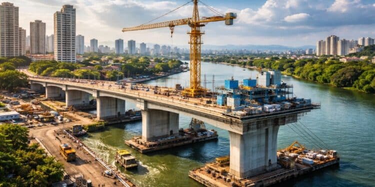 Nova ponte esperada há 50 anos vai conectar bairros importantes do Recife, tem obras iniciadas com investimento de R$ 218 milhões e vai otimizar o fluxo de veículos