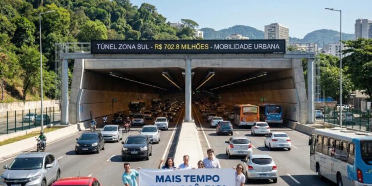 Governo inaugura túnel no RJ em megaobra que recebeu investimento de R$ 702,8 milhões e promete reduzir o tempo de deslocamento da população