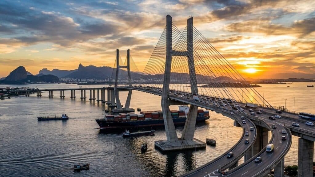 Projeto gigante de 12,4 km avança e promete 'substituir' a maior ponte do Brasil para marcar nova era na infraestrutura nacional com investimento de R$ 10,4 bilhões