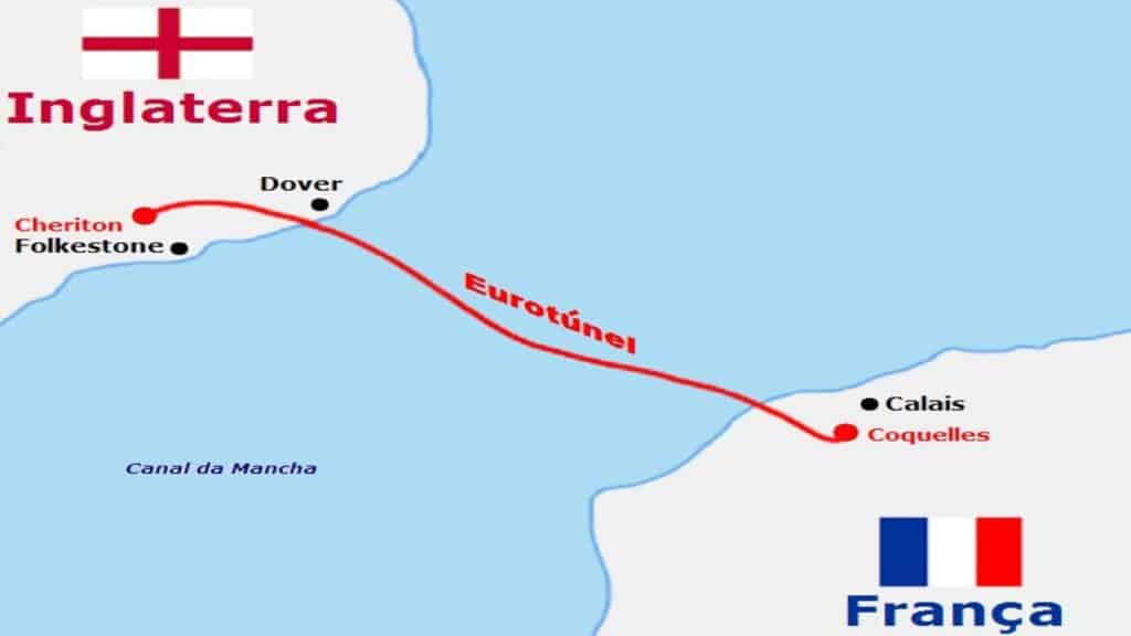 O processo impressionante da construção colossal do túnel sob o Canal da Mancha com 50,5 km de extensão e 38 km submersos