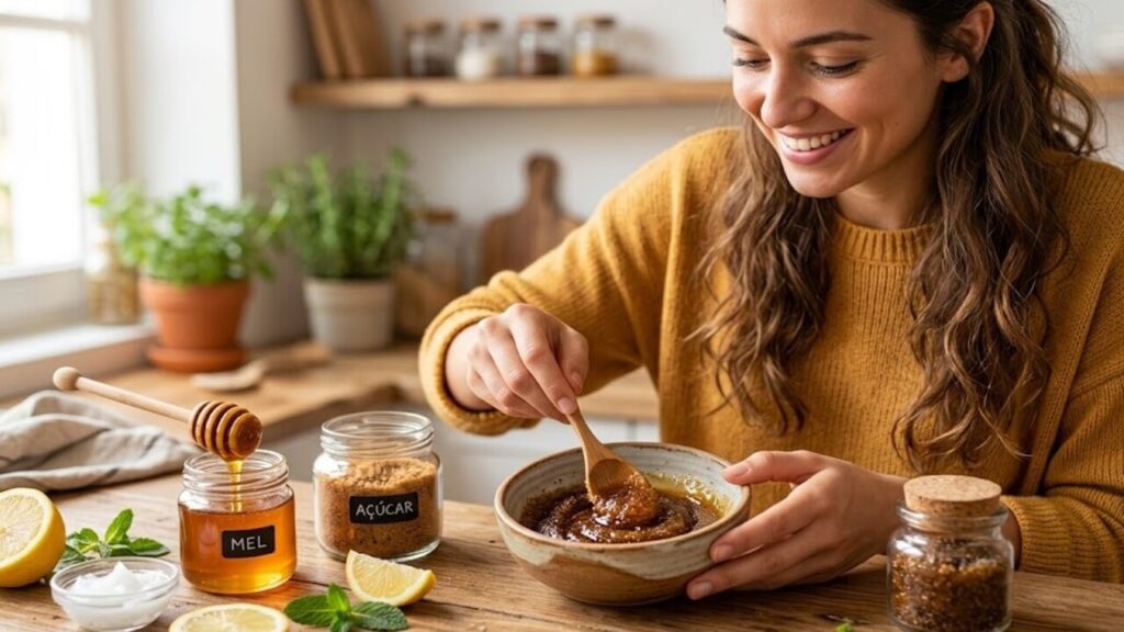 Esse esfoliante labial caseiro fácil de fazer em casa vai renovar e deixar seus lábios irresistíveis