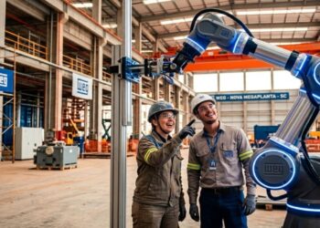 Investimento de R$ 280 milhões da WEG vai trazer avanço tecnológico no uso de robôs em SC com construção de megafábrica