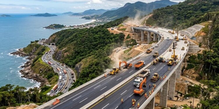 Nova megarodovia de R$ 7,5 bilhões promete fim dos gargalos na BR-101 e vai reduzir viagem de 3h para 1h em SC