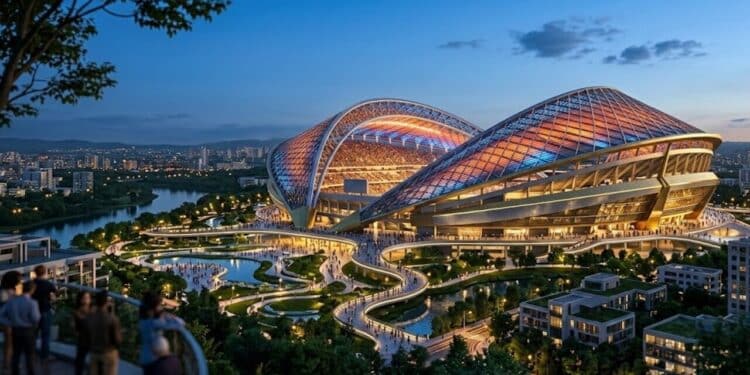 Maior estádio do mundo vai ser construído com megainvestimento de R$ 185 bilhões anunciado por país parceiro da China