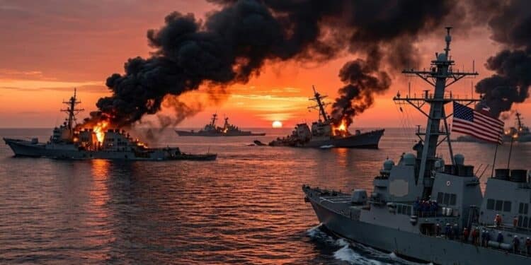 EUA relatam destruição de 17 navios iranianos e golpe quase fatal à Marinha do Irã