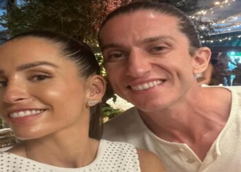 Patricia Kasmirski e Filipe Luís - Foto: Instagram