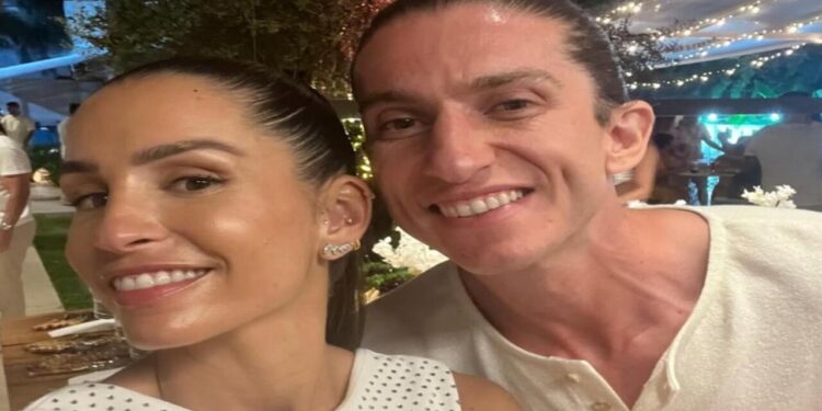 Patricia Kasmirski e Filipe Luís - Foto: Instagram