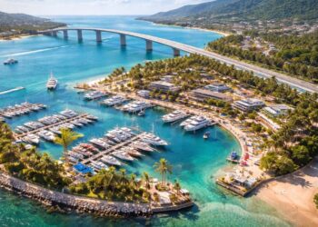 Megaprojeto de complexo náutico pode surgir em Guaratuba após construção da nova ponte no litoral do Paraná e transformar área ocupada por ferry boat em polo turístico