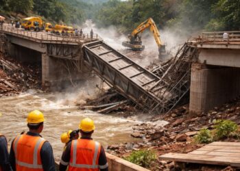 Dnit confirma atraso na obra da ponte que desabou na BR-470 sem aumento de custo no investimento de R$ 52,3 milhões