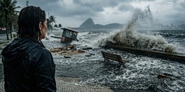 Avanço do mar pode causar o desaparecimento de famosa praia turística brasileira