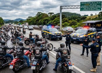 PRF multa 500 motociclistas e soma mais de R$ 1 milhão por viagens consideradas irregulares