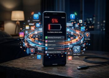 Motivos ocultos que fazem o celular perder bateria rápido mesmo sem uso direto ao longo do dia