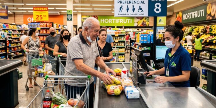 Lei de mercados e farmácias beneficia idosos com mais de 60 anos e pessoas com deficiência