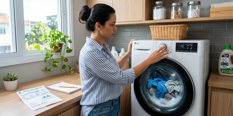 Máquina de lavar pode gastar até centenas de litros por semana quando usada da forma errada