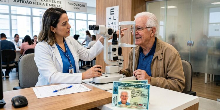 Renovação da CNH muda para motoristas com 50 anos ou mais em todo o país