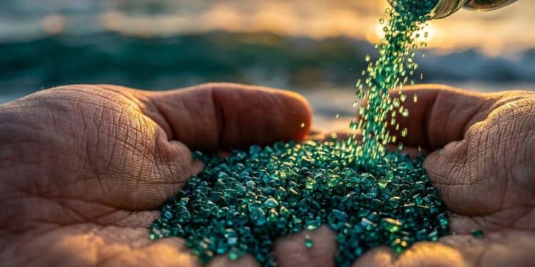 Projeto de reciclagem de vidro transforma R$ 2,1 milhões em garrafas por mês em areia para conter avanço do mar na Louisiana