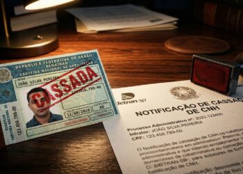 Motorista que repetir essa infração em 12 meses vai perder a CNH e fica 2 anos sem dirigir