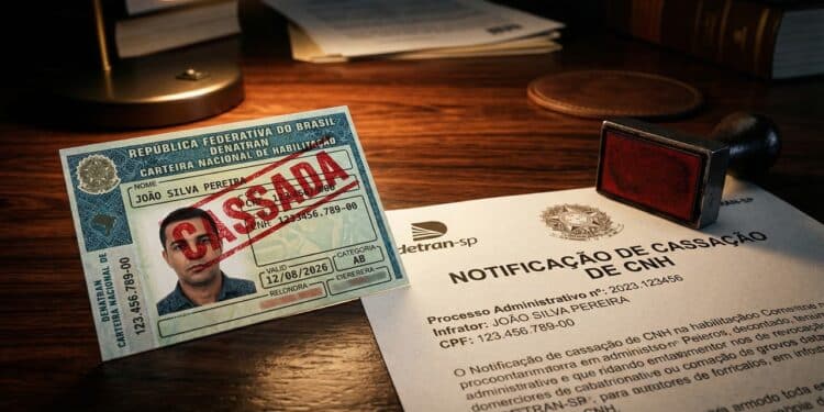 Motorista que repetir essa infração em 12 meses vai perder a CNH e fica 2 anos sem dirigir