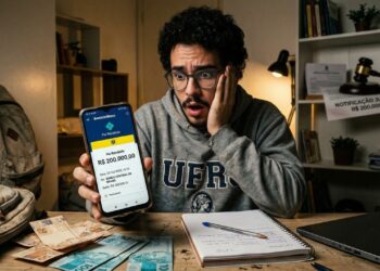 Estudante recebe R$ 200 mil por engano e leva 4 dias para conseguir devolver o dinheiro