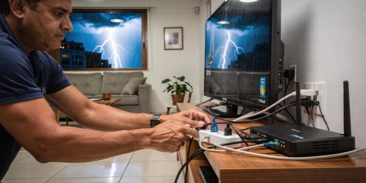 Eletrodomésticos que devem ser desligados durante tempestades com raios para evitar acidentes em casa