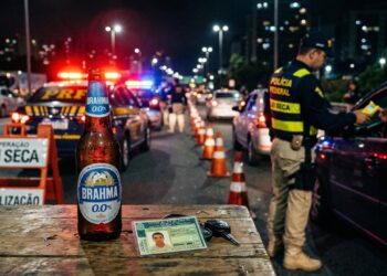Cerveja sem álcool no volante pode sair por R$ 5.869 e levar à suspensão da CNH