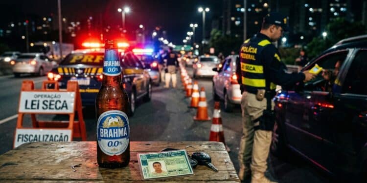 Cerveja sem álcool no volante pode sair por R$ 5.869 e levar à suspensão da CNH