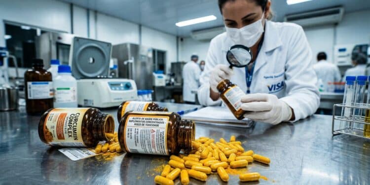 Anvisa emite alerta sobre suplementos de cúrcuma após relatos de danos graves ao fígado