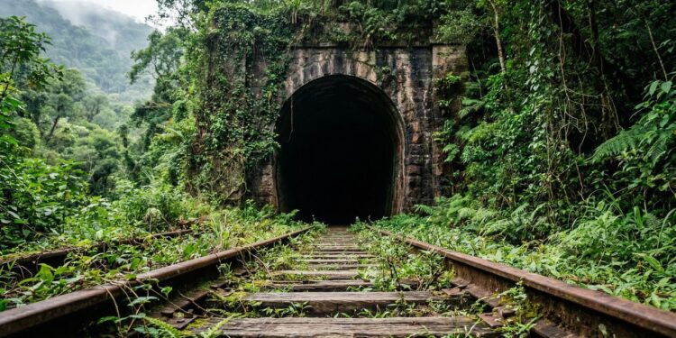 Esquecido por quase 50 anos, maior túnel ferroviário de SC pode ganhar nova vida com projeto de revitalização
