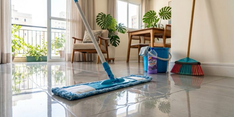 Não passe pano no chão todo dia: esta rotina semanal mantém seu piso limpo e economiza tempo e esforço