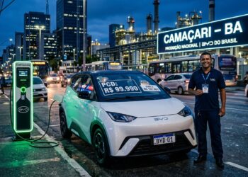 BYD Dolphin Mini baixa para R$ 98 mil com isenção e entrega 280 km de autonomia contra hatches 1.3