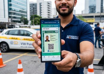 Novo aplicativo federal reduz o custo da CNH em até 80% com liberação de aulas teóricas gratuitas