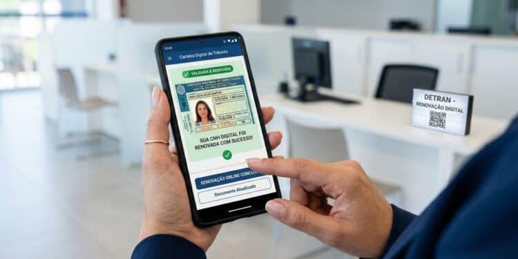 Nova regra permite renovação automática da CNH sem ida ao Detran para motoristas do RNPC