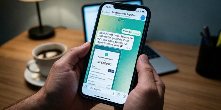 Consumidora reverte prejuízo de R$ 6.000 em golpe do Pix no Telegram após provar na justiça que a instituição falhou no dever de cuidado